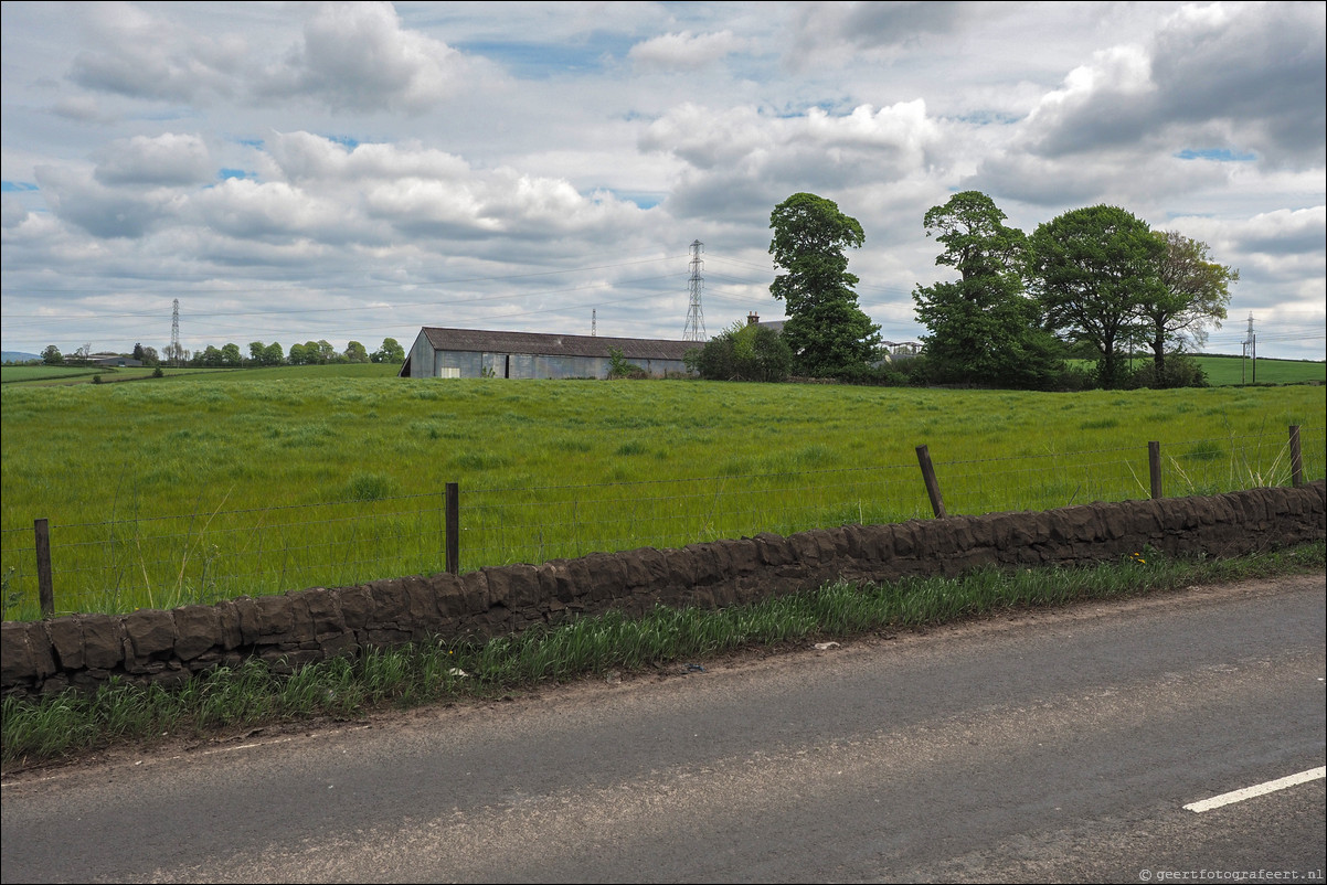 wandeling langs de Muur van Antoninus Schotland Bearsden - Kirkintilloch