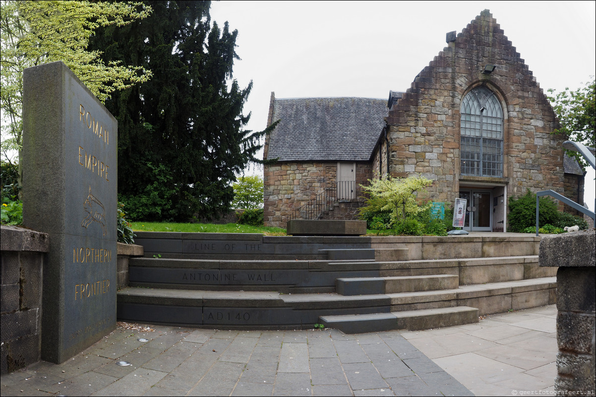 wandeling langs de Muur van Antoninus Schotland Bearsden - Kirkintilloch