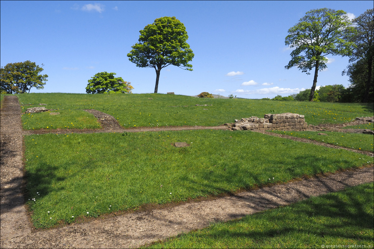 wandeling langs de Muur van Antoninus Schotland Kirkintilloch - Castleary Hotel