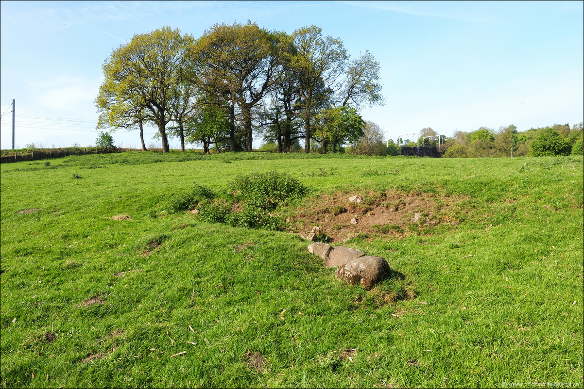 wandeling langs de Muur van Antoninus Schotland Castlecary - Mumrills