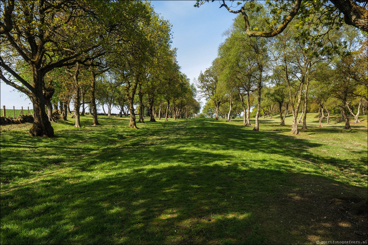 wandeling langs de Muur van Antoninus Schotland Castlecary - Mumrills