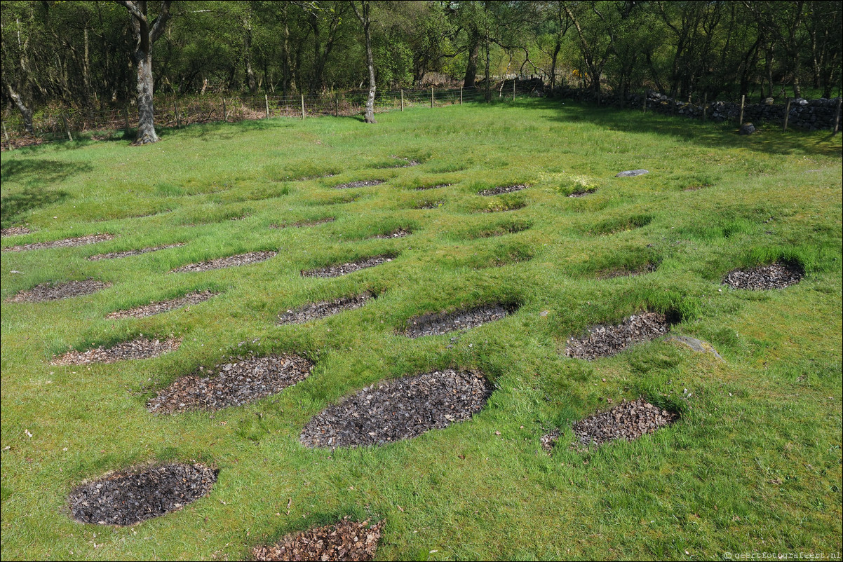 wandeling langs de Muur van Antoninus Schotland Castlecary - Mumrills