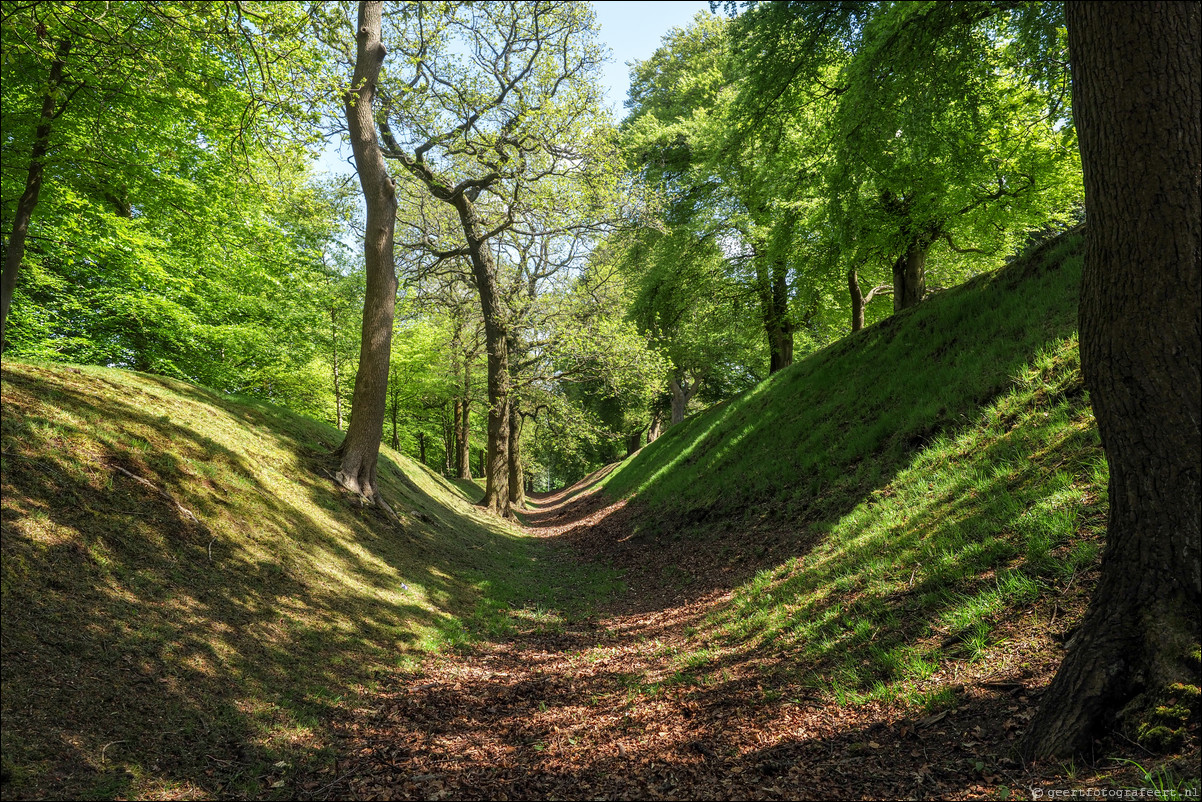 wandeling langs de Muur van Antoninus Schotland Castlecary - Mumrills