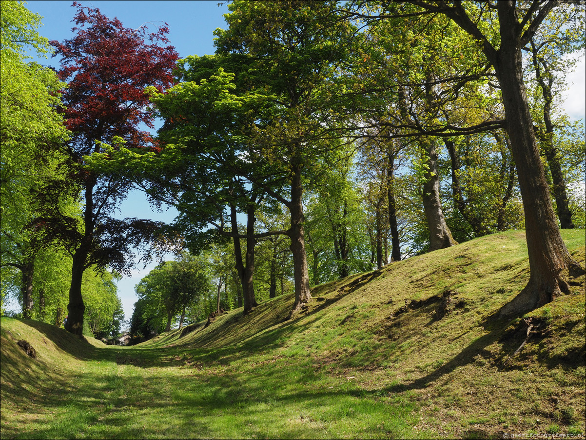 wandeling langs de Muur van Antoninus Schotland Castlecary - Mumrills