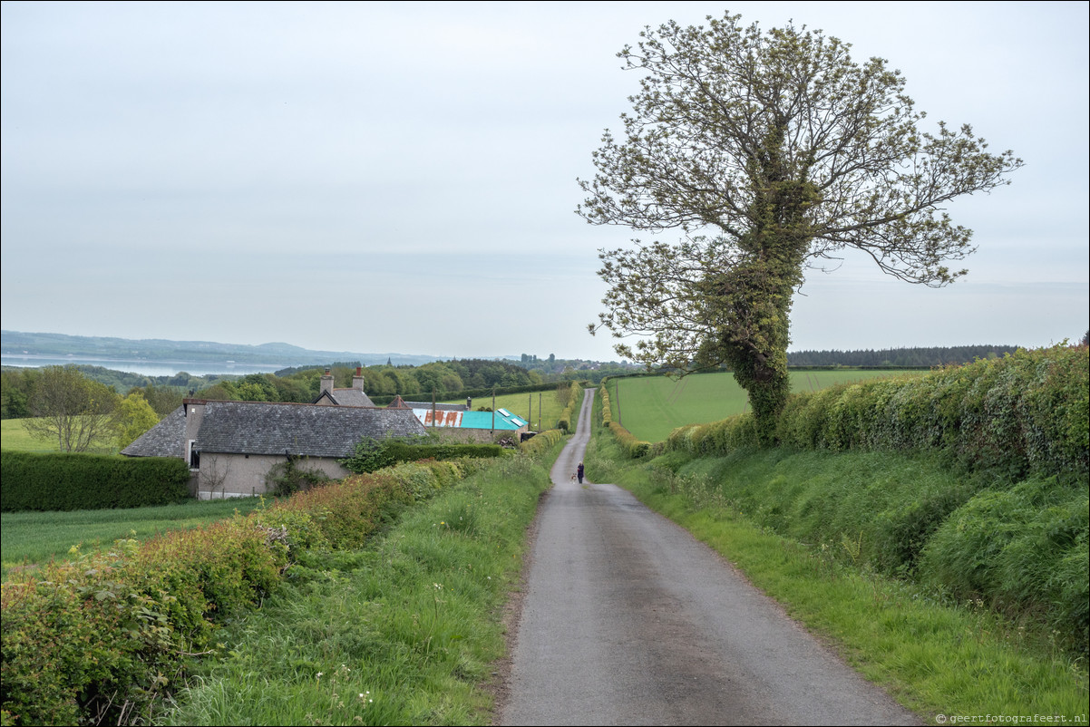 wandeling langs de Muur van Antoninus Schotland Mumrills - Bo'ness