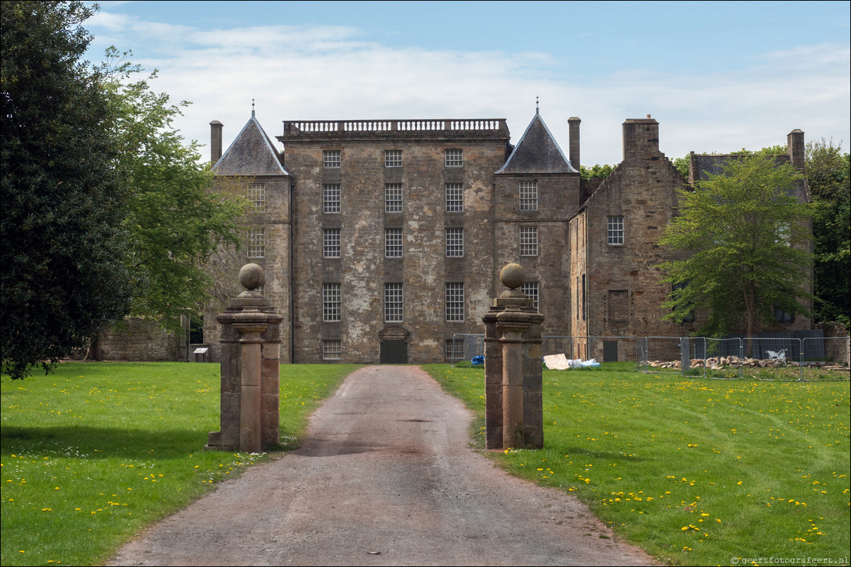 wandeling langs de Muur van Antoninus Schotland Mumrills - Bo'ness