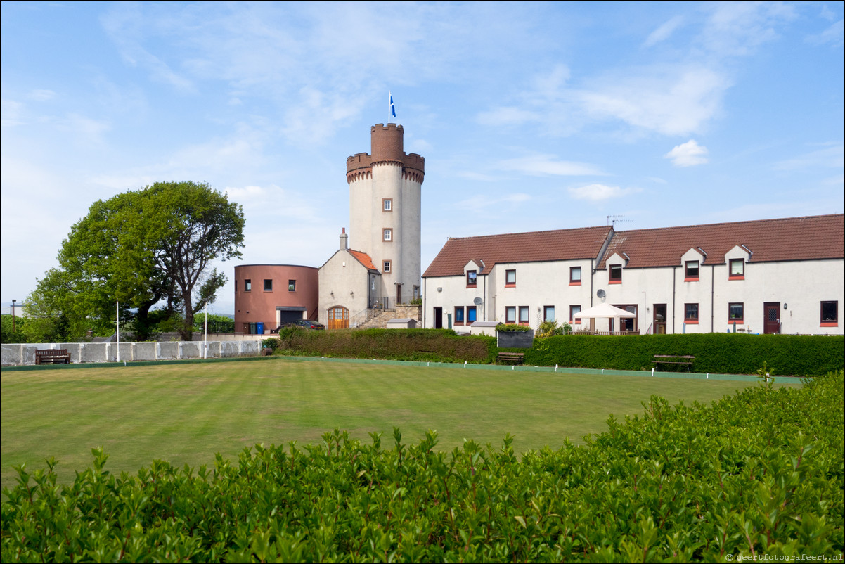 wandeling langs de Muur van Antoninus Schotland Mumrills - Bo'ness