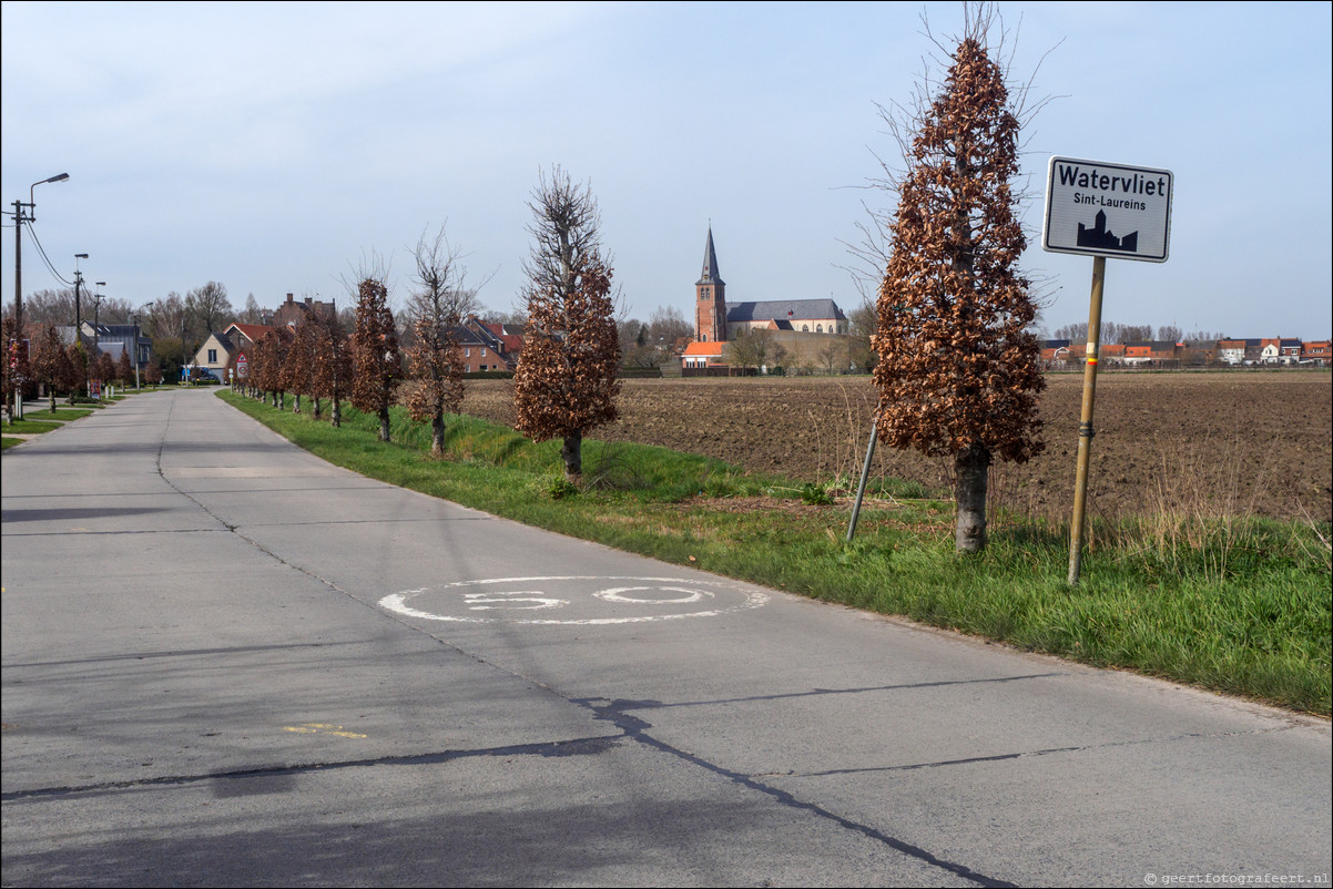 Rondom NL - Grendspad BE: Sas van Gent - Waterland-Oudeman