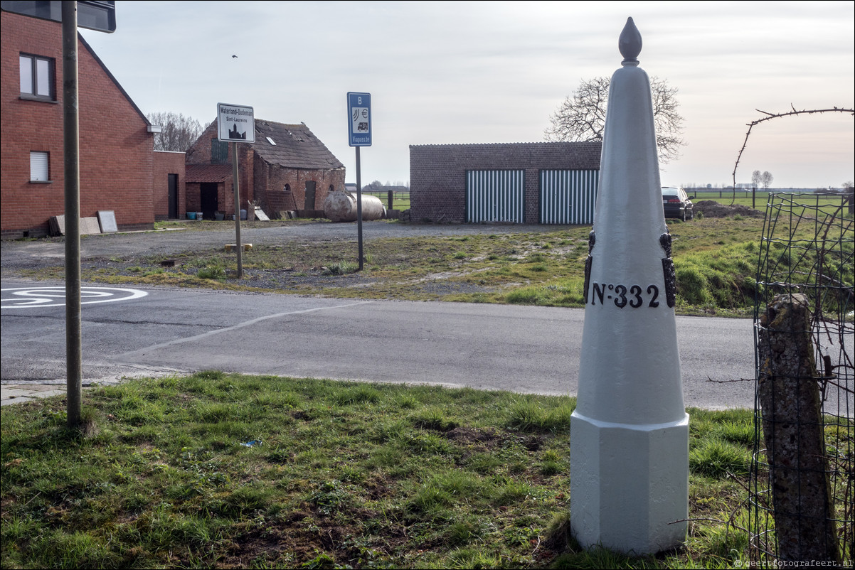 Rondom NL - Grendspad BE: Sas van Gent - Waterland-Oudeman