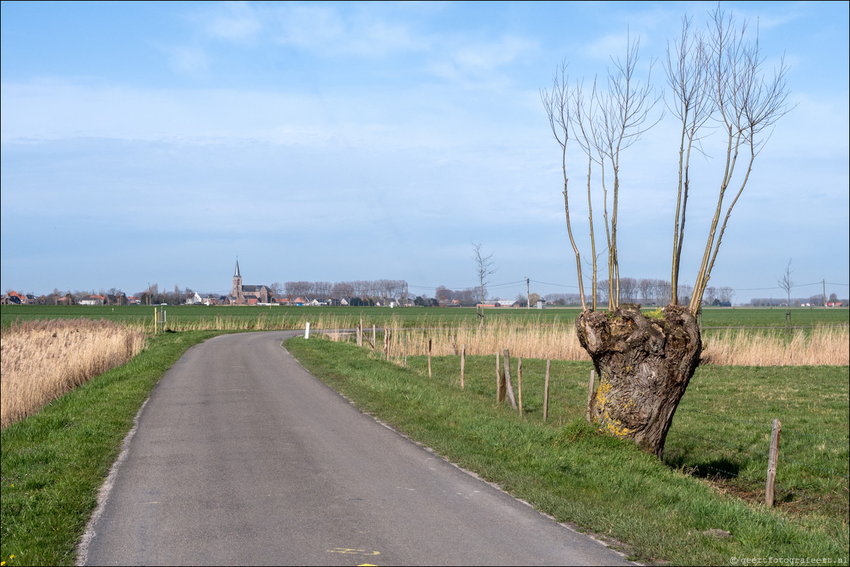 Rondom NL - Grenspad BE: Waterland-Oudeman - Sluis - Cadzand-Bad