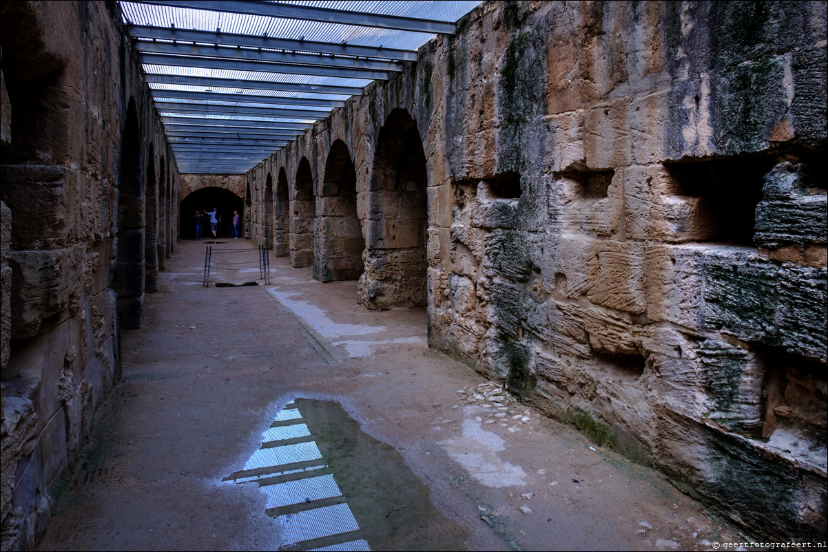 Tunesie Amfitheater van El Djem / Colosseum van Thysdrus