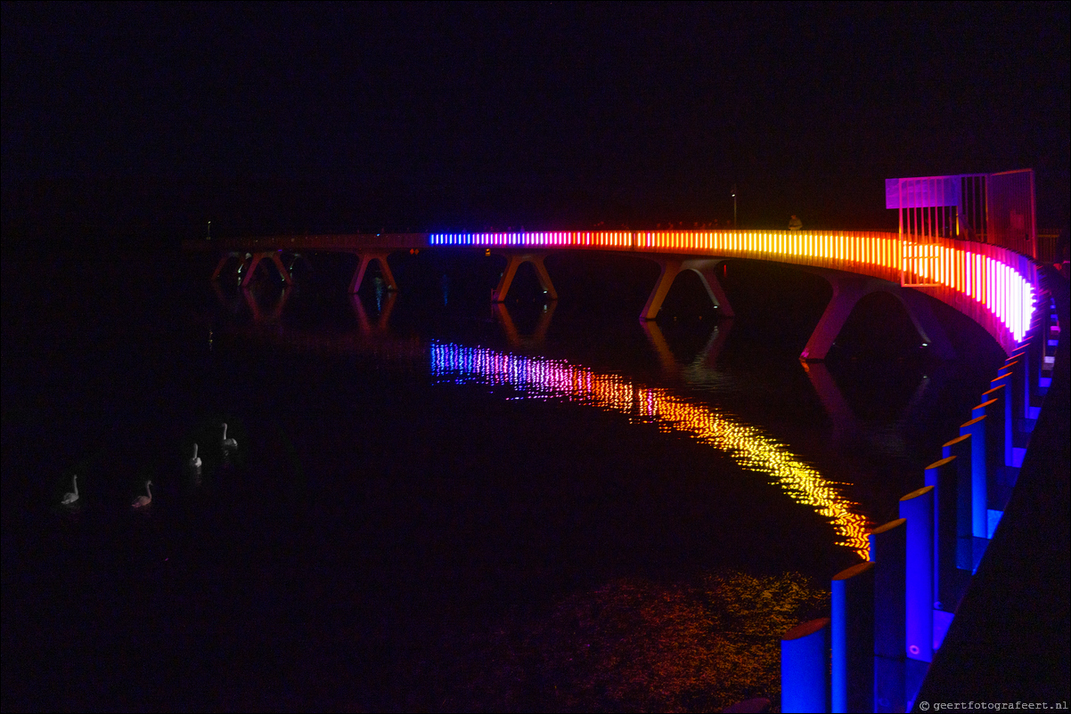 Lichtkunstfestival Alluminous Almere