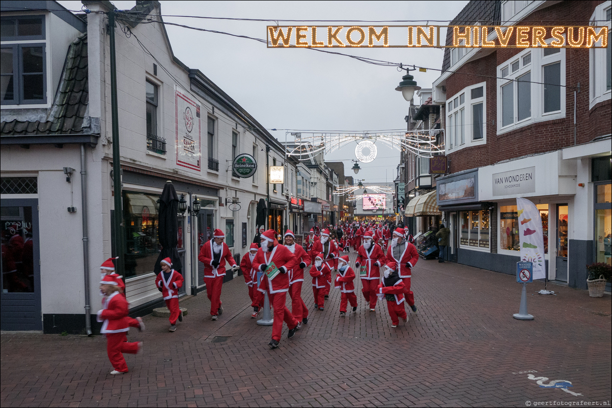 Kerstmannen run Hilversum