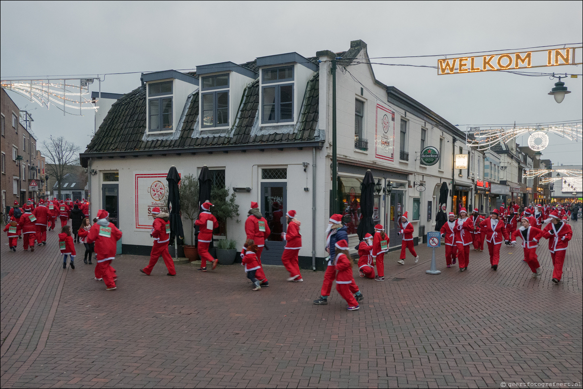 Kerstmannen run Hilversum