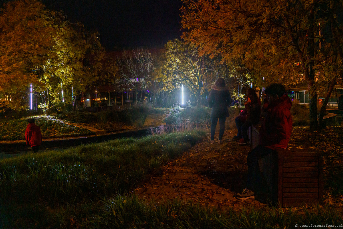 Lichtkunstfestival Alluminous in Almere