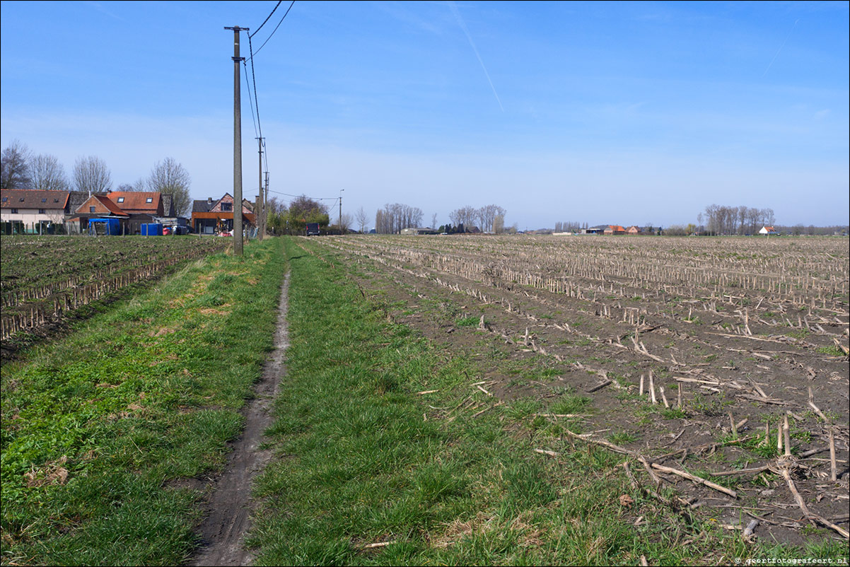 Grenspad: Sas van Gent - Waterland-Oudeman, Zeeland, Zweeuws Vlaanderen
