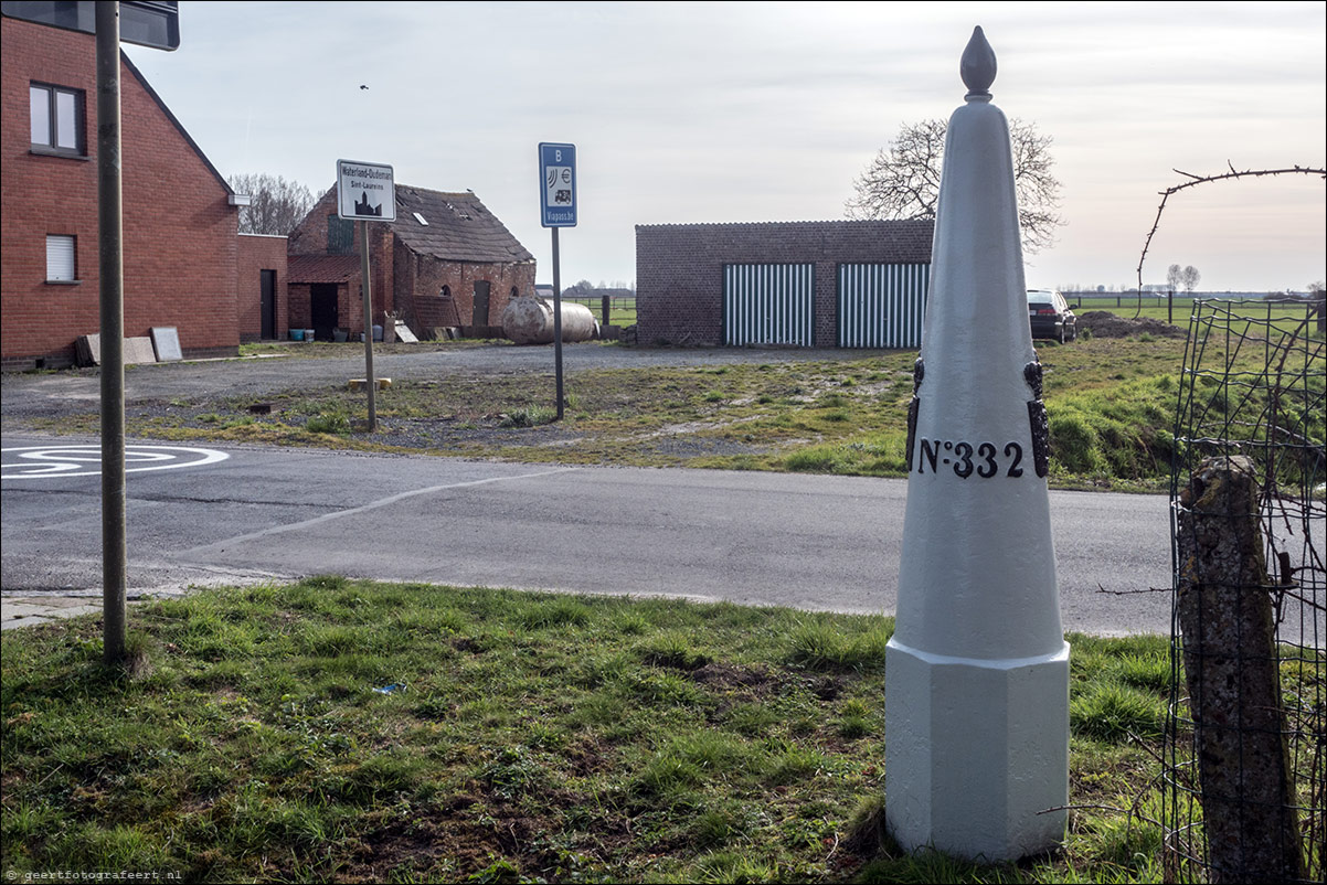 Grenspad: Sas van Gent - Waterland-Oudeman, Zeeland, Zweeuws Vlaanderen