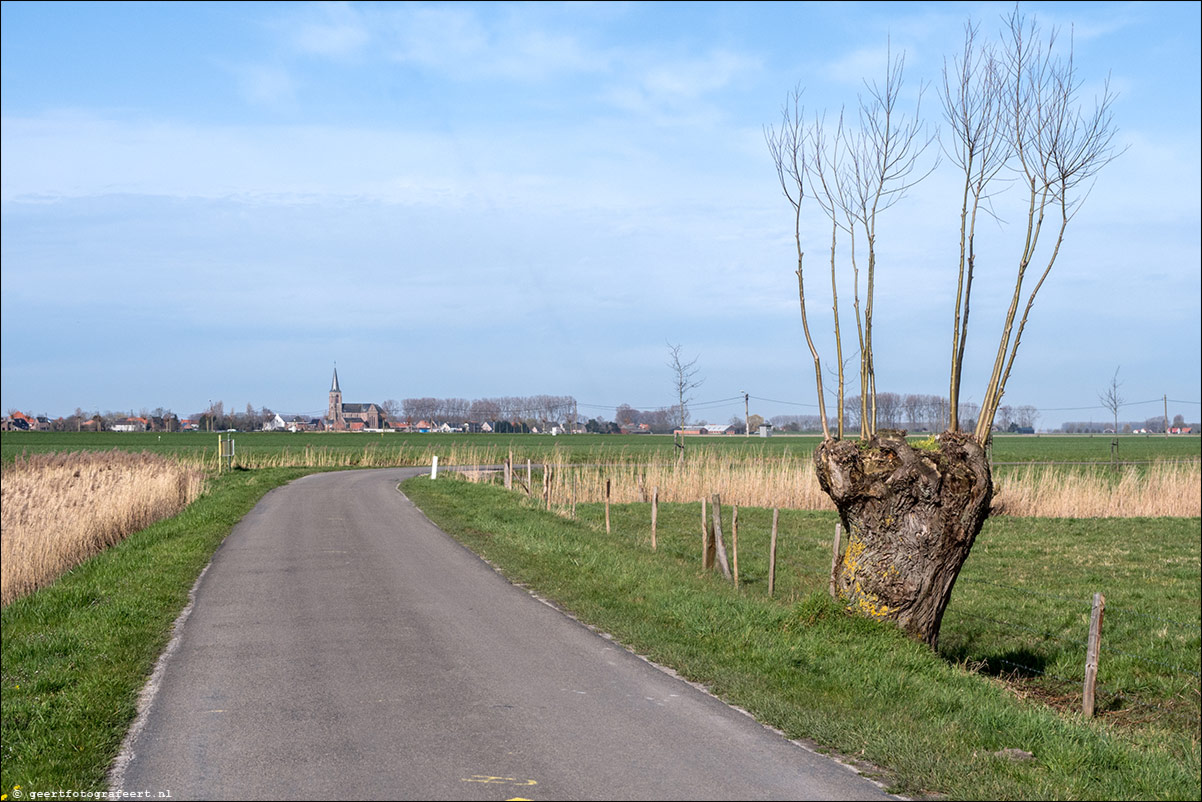 Grenspad: Waterland-Oudeman naar Sluis, Zeeland, Zweeuws Vlaanderen