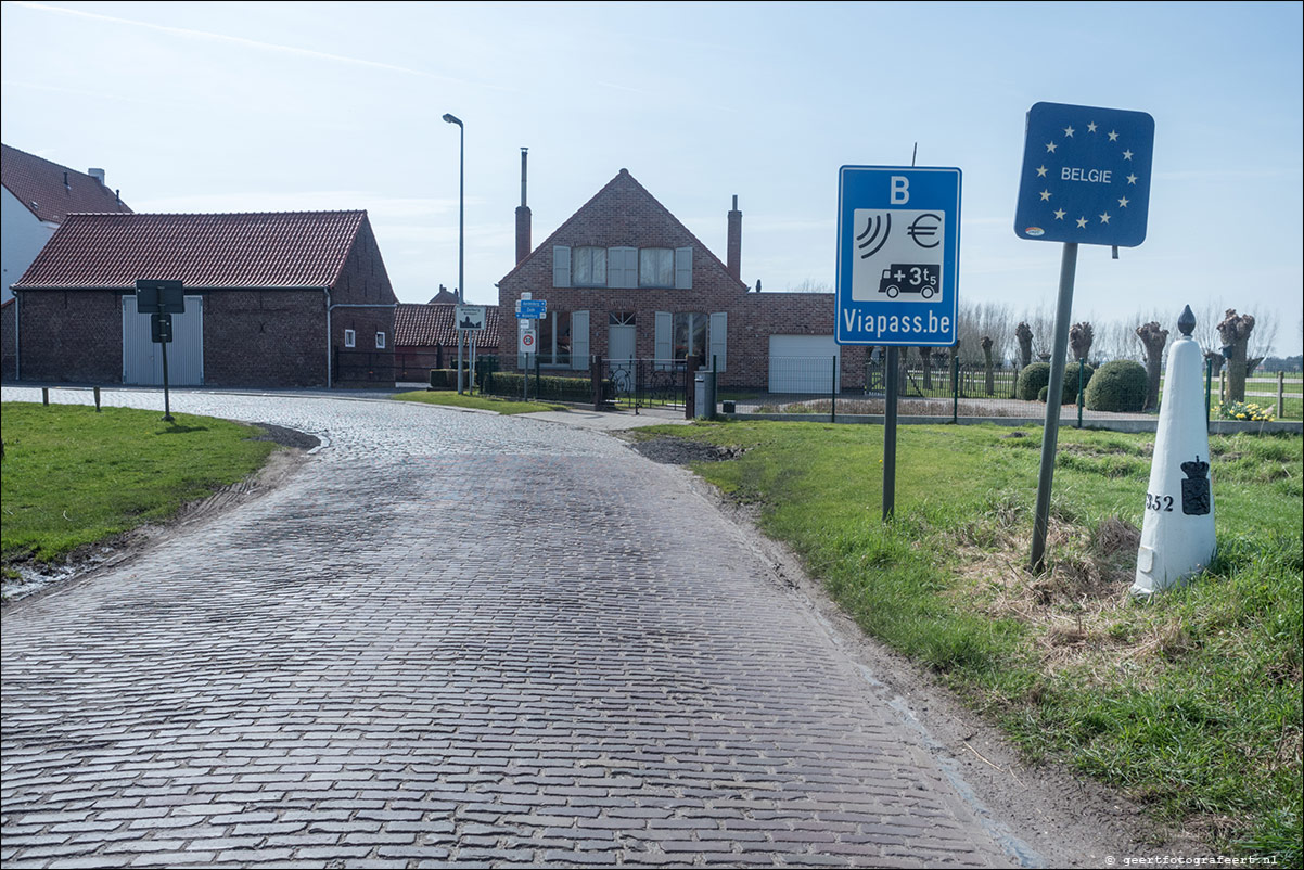 Grenspad: Waterland-Oudeman naar Sluis, Zeeland, Zweeuws Vlaanderen