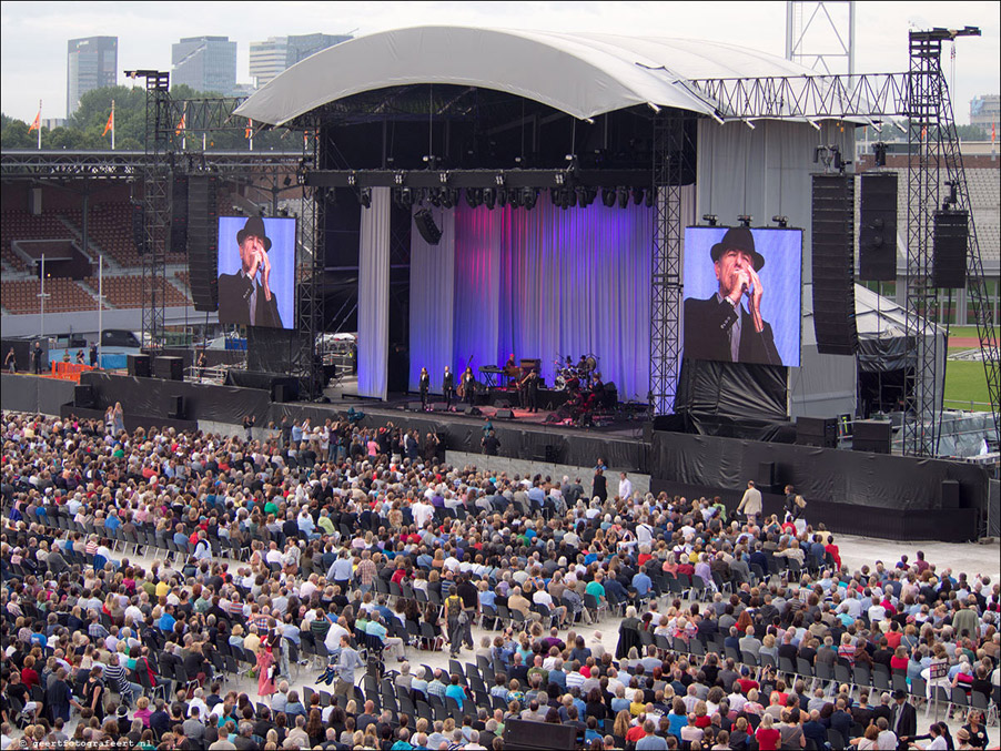 Leonard Cohen, old ideas tour, Amsterdam, 21 augustus 2012