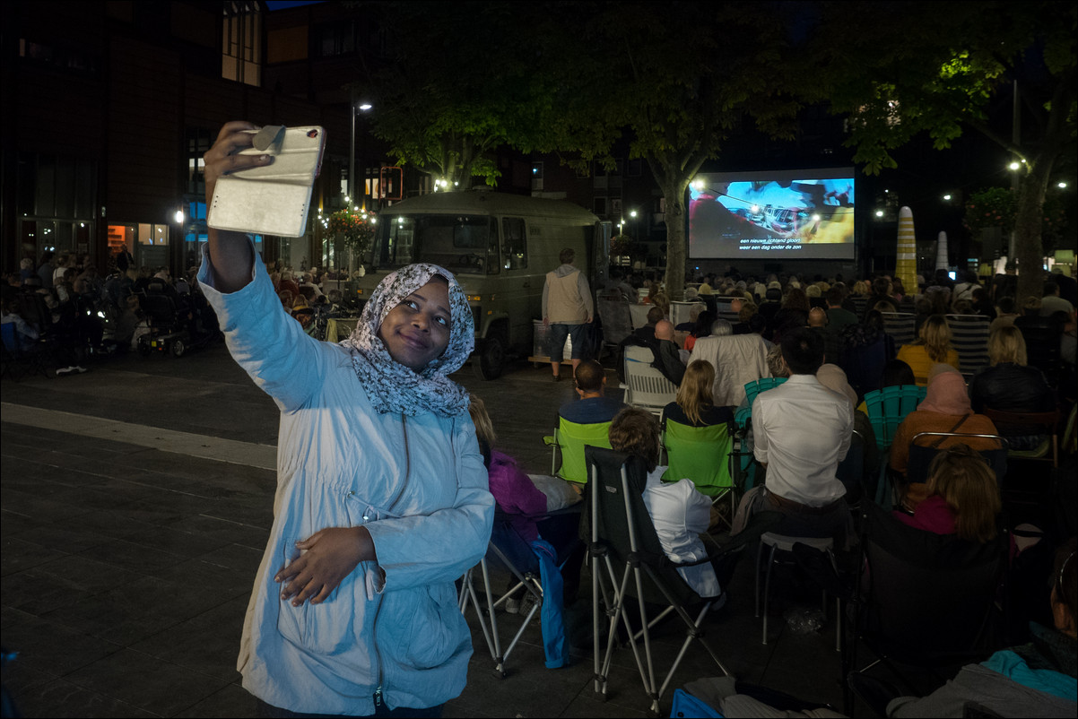 Openluchtfilm Lalaland in Almere Haven