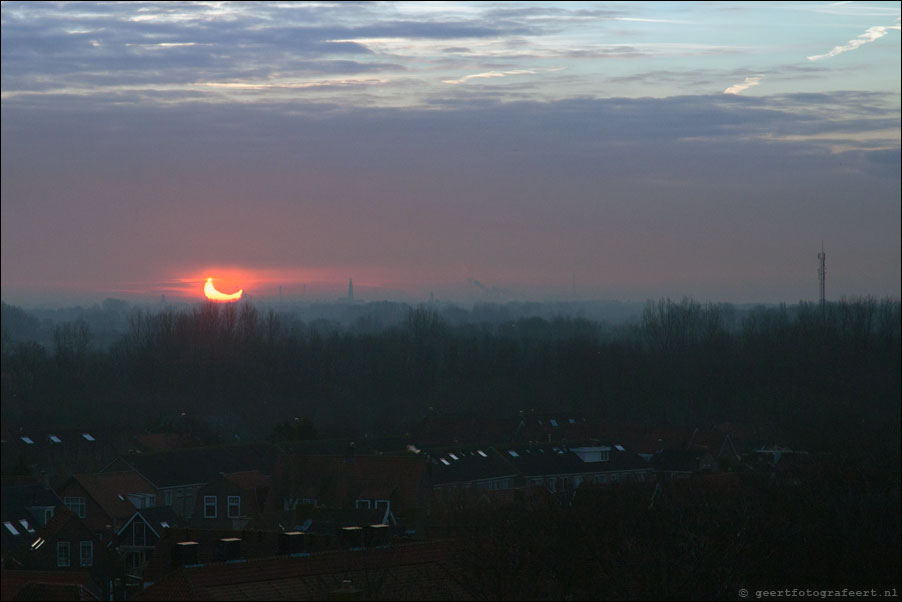geoornde zonsopgang