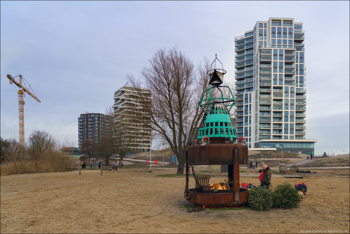 kerstbomen verbranden