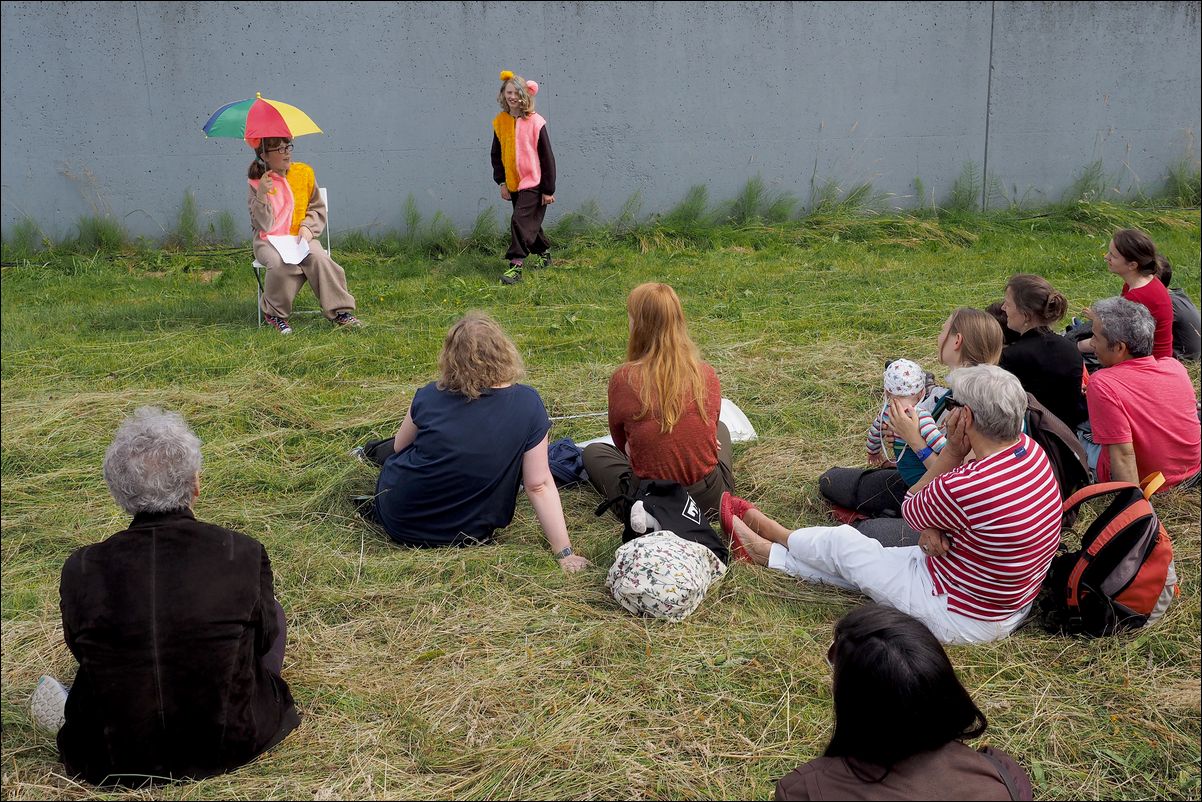 land art live performance dilatation bij Sea Level, Zuidwolde