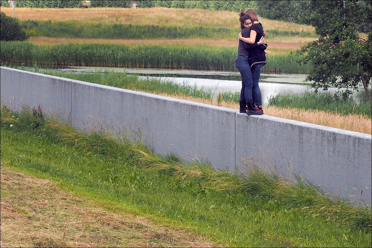 land art live performance dilatation bij Sea Level, Zuidwolde