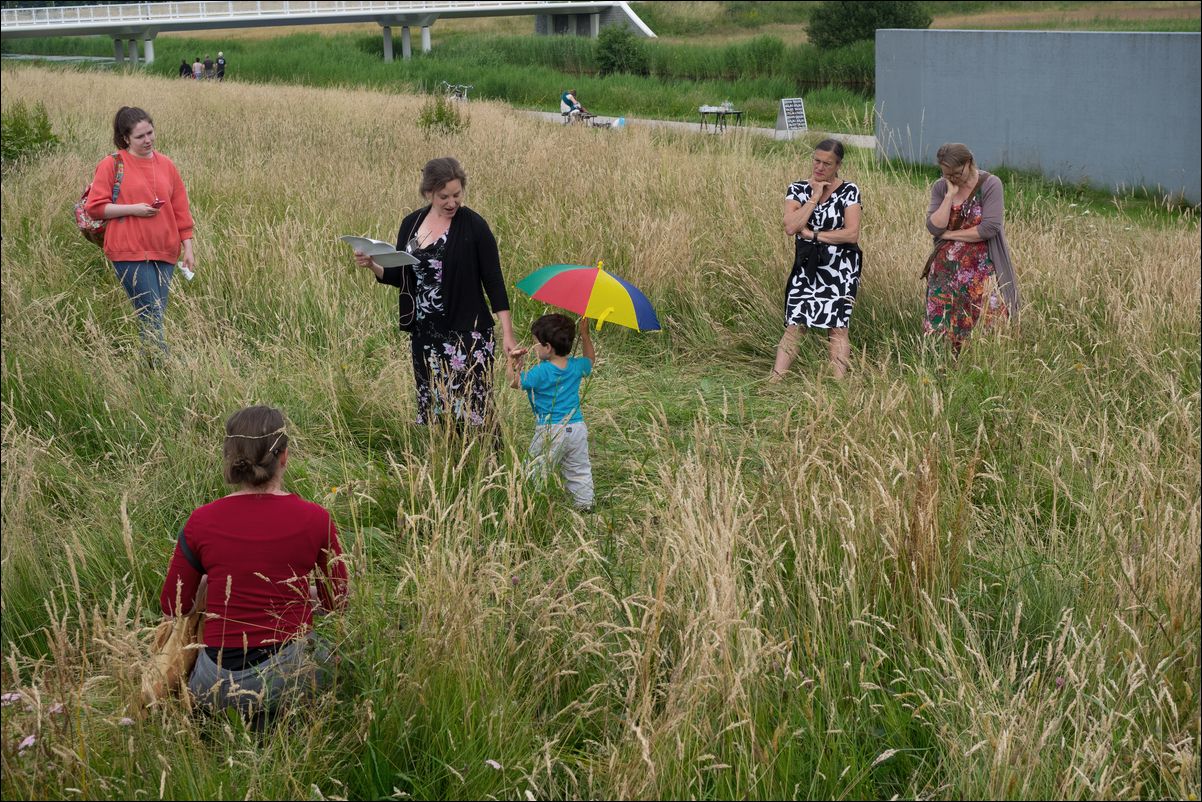 land art live performance dilatation bij Sea Level, Zuidwolde