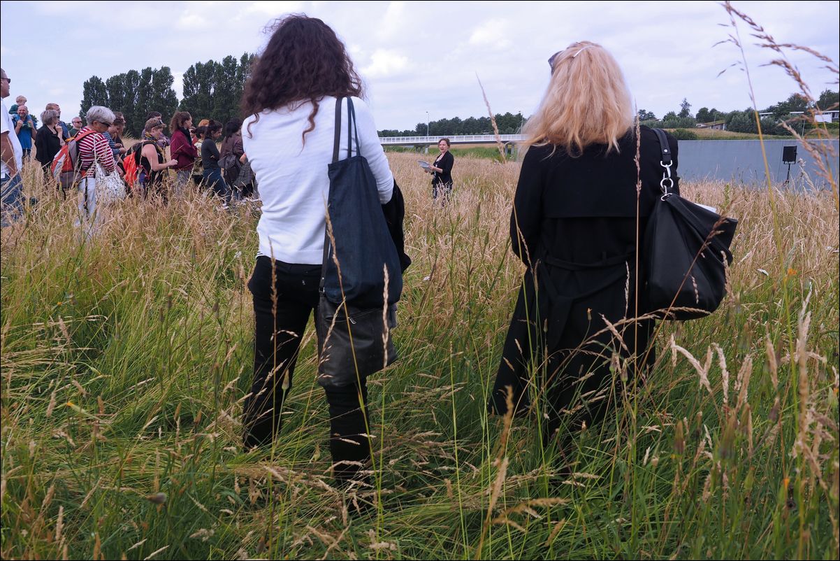 land art live performance dilatation bij Sea Level, Zuidwolde