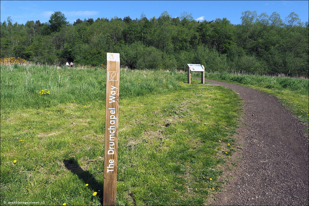 wandeling langs de Muur van Antoninus Schotland Bowling Station - Bearsden