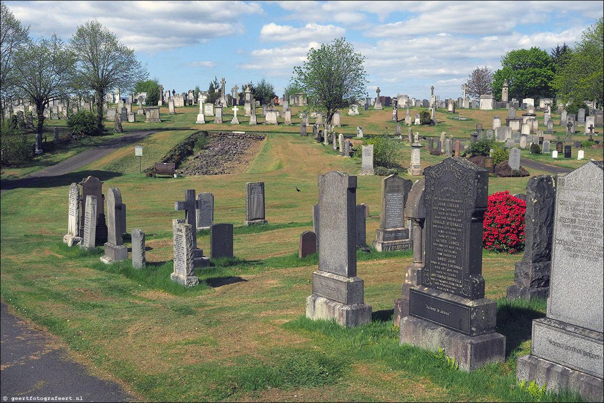 wandeling langs de Muur van Antoninus Schotland Bowling Station - Bearsden