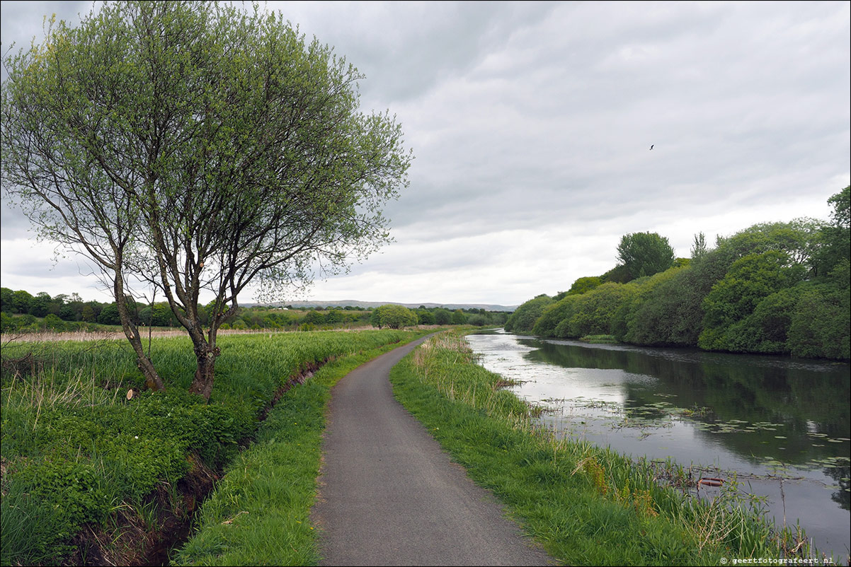 wandeling langs de Muur van Antoninus Schotland Bearsden - Kirkintilloch