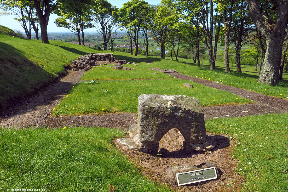 wandeling langs de Muur van Antoninus Schotland Kirkintilloch - Castleary Hotel