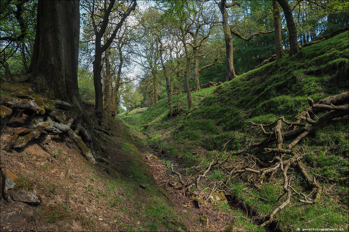 wandeling langs de Muur van Antoninus Schotland Kirkintilloch - Castleary Hotel
