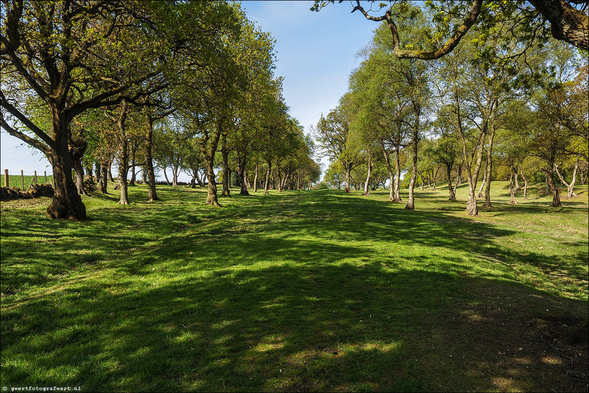 wandeling langs de Muur van Antoninus Schotland Castlecary - Mumrills