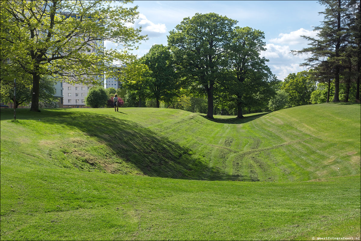 wandeling langs de Muur van Antoninus Schotland Castlecary - Mumrills