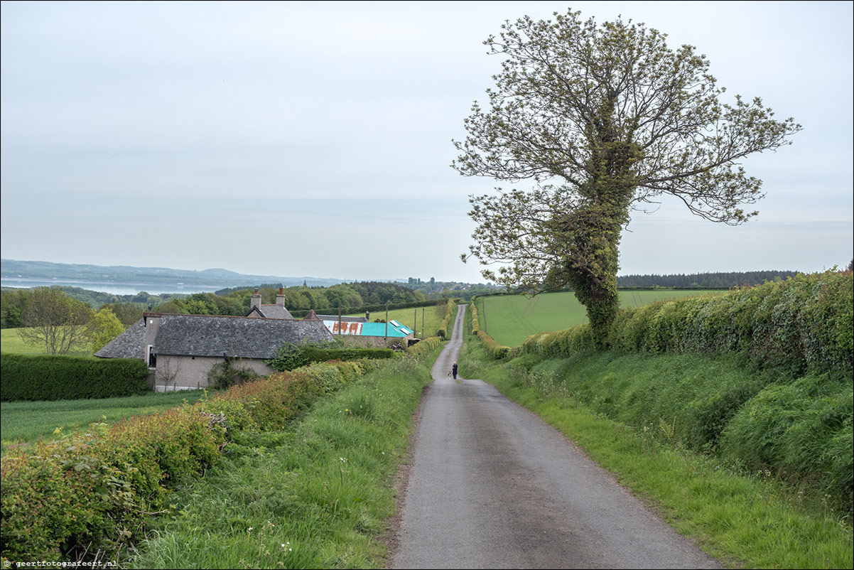 wandeling langs de Muur van Antoninus Schotland Mumrills - Bo'ness