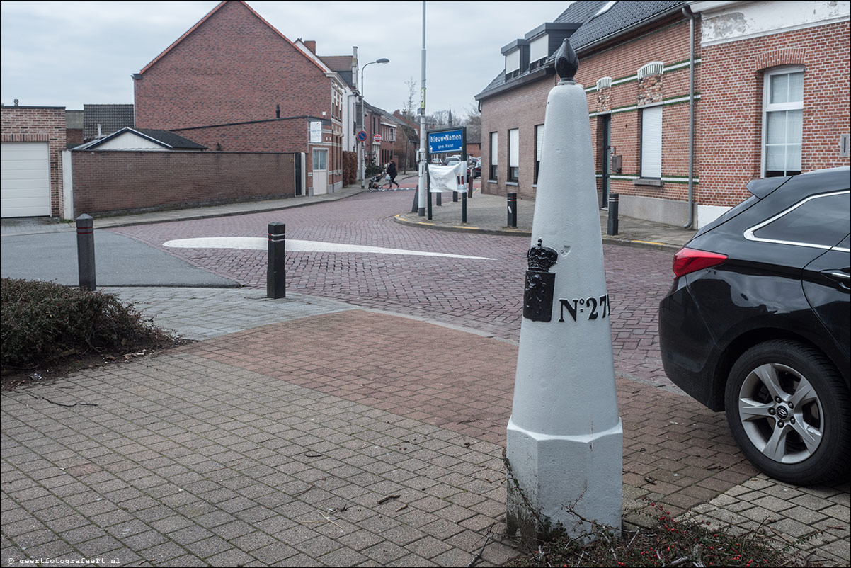 Grenspad: Nieuw Namen - Koewacht, Zeeland, Zweeuws Vlaanderen