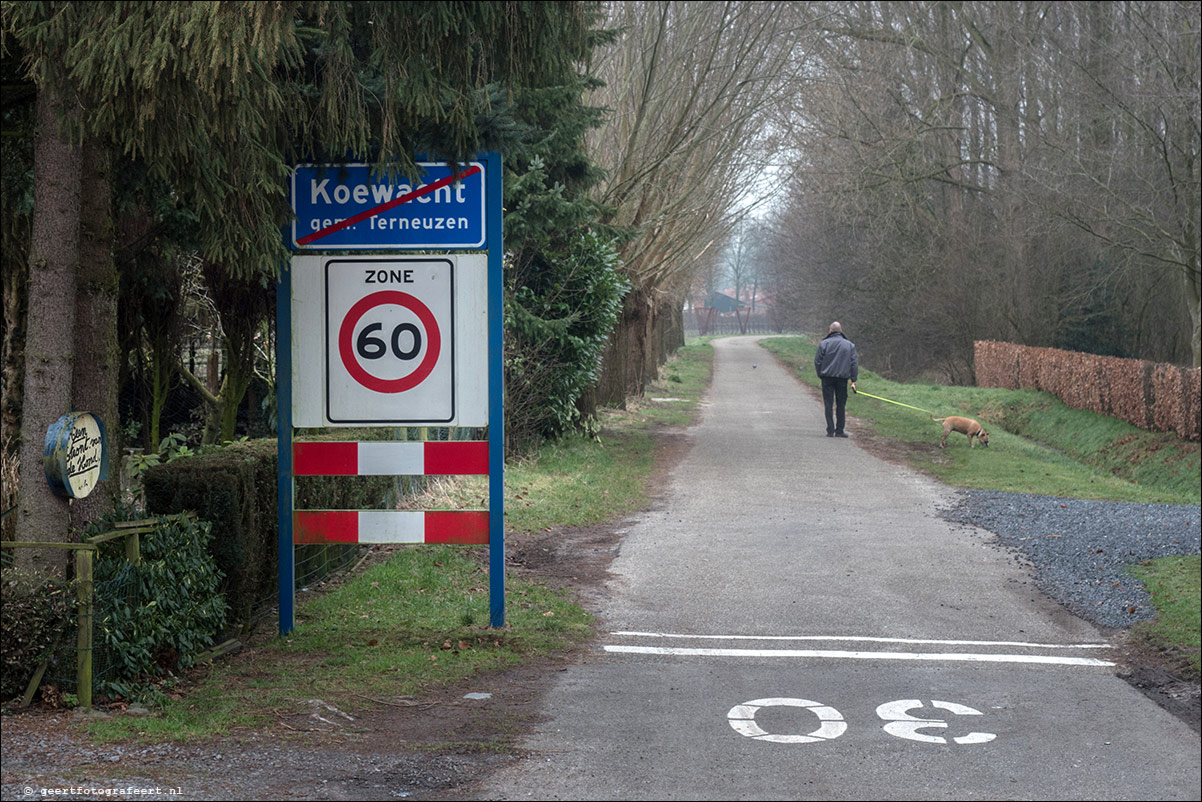 Grenspad: Koewacht - Sas van Gent, Zeeland, Zweeuws Vlaanderen