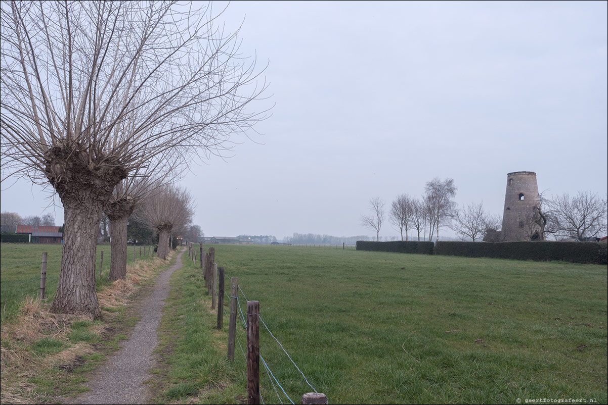 Grenspad: Koewacht - Sas van Gent, Zeeland, Zweeuws Vlaanderen