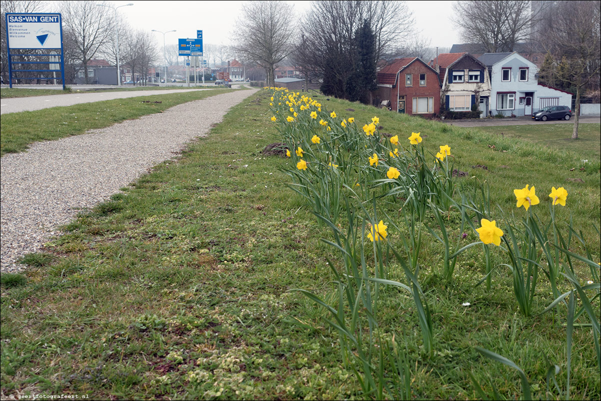 Grenspad: Koewacht - Sas van Gent, Zeeland, Zweeuws Vlaanderen