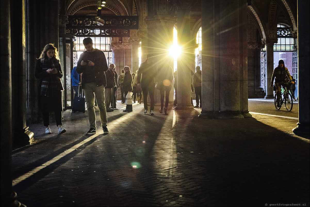 Fietstunnel Rijksmuseum Amsterdam
