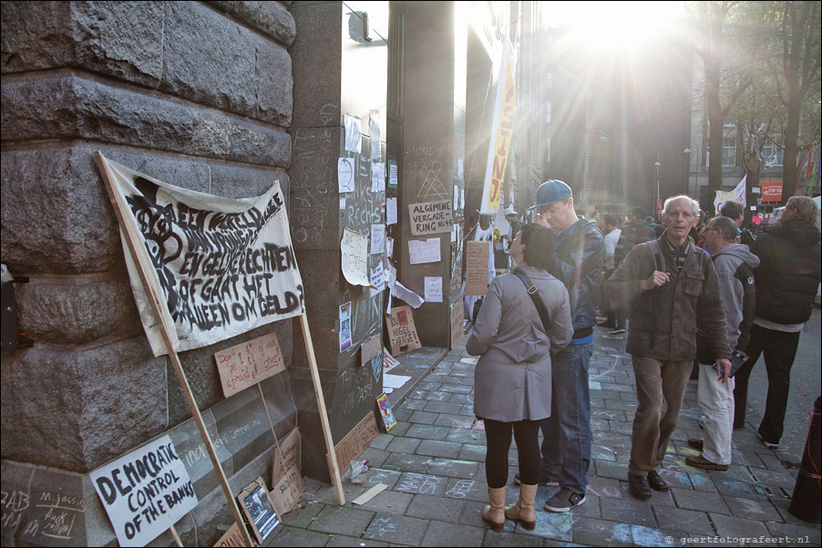 occupy amsterdam beursplein