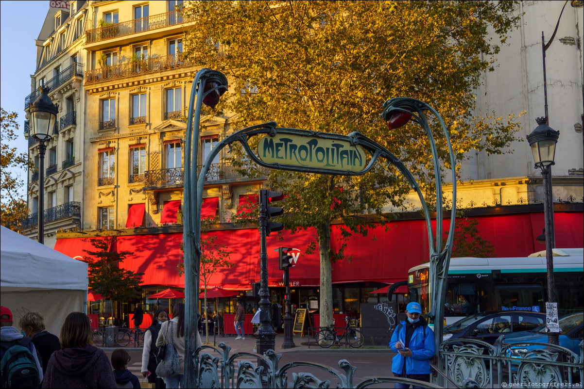 Parijs Metrostation